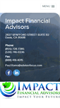 Mobile Screenshot of impactfinancialadvisors.com