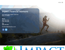 Tablet Screenshot of impactfinancialadvisors.com